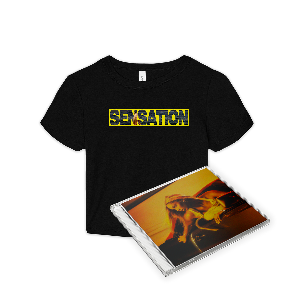 CD + Baby tee “Sensation“